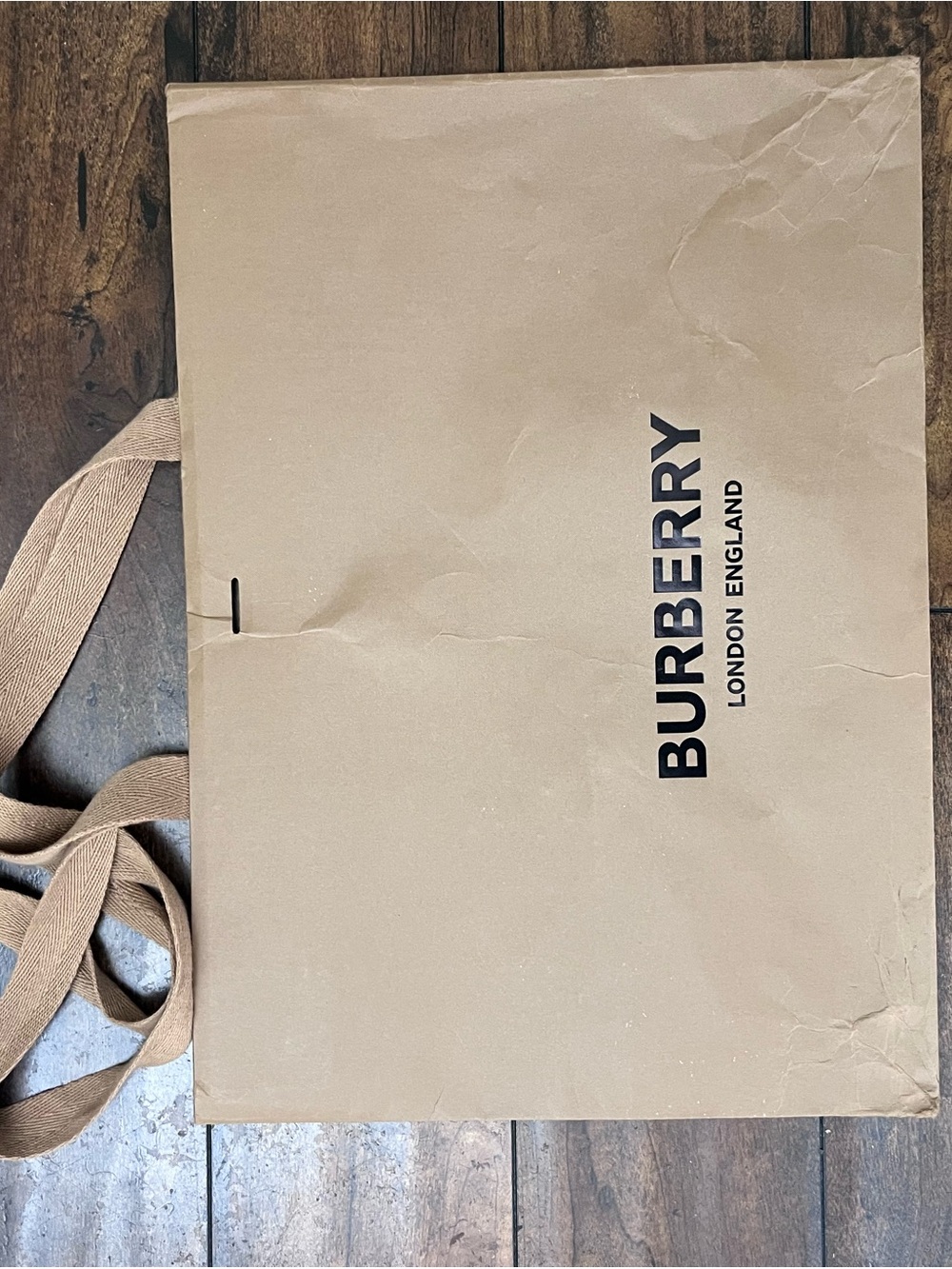 Burberry Tan Canvas Tote with Matching Straps